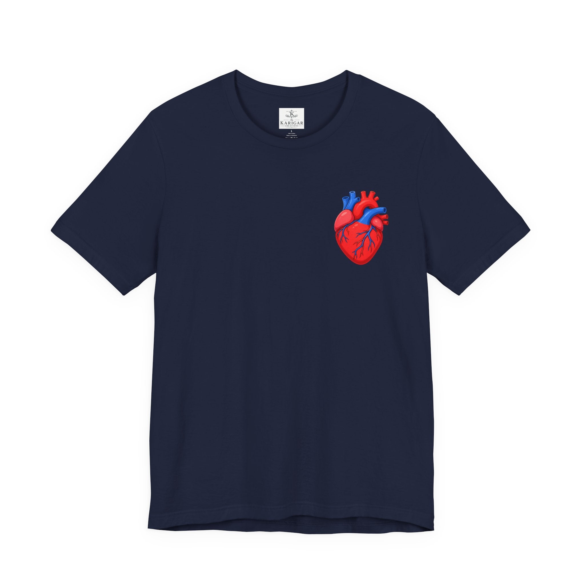Heart Chest Pocket T Shirt