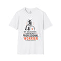 Dad T-Shirt — “My Daughters Turned Me Into a Professional Worrier” Spartan Design