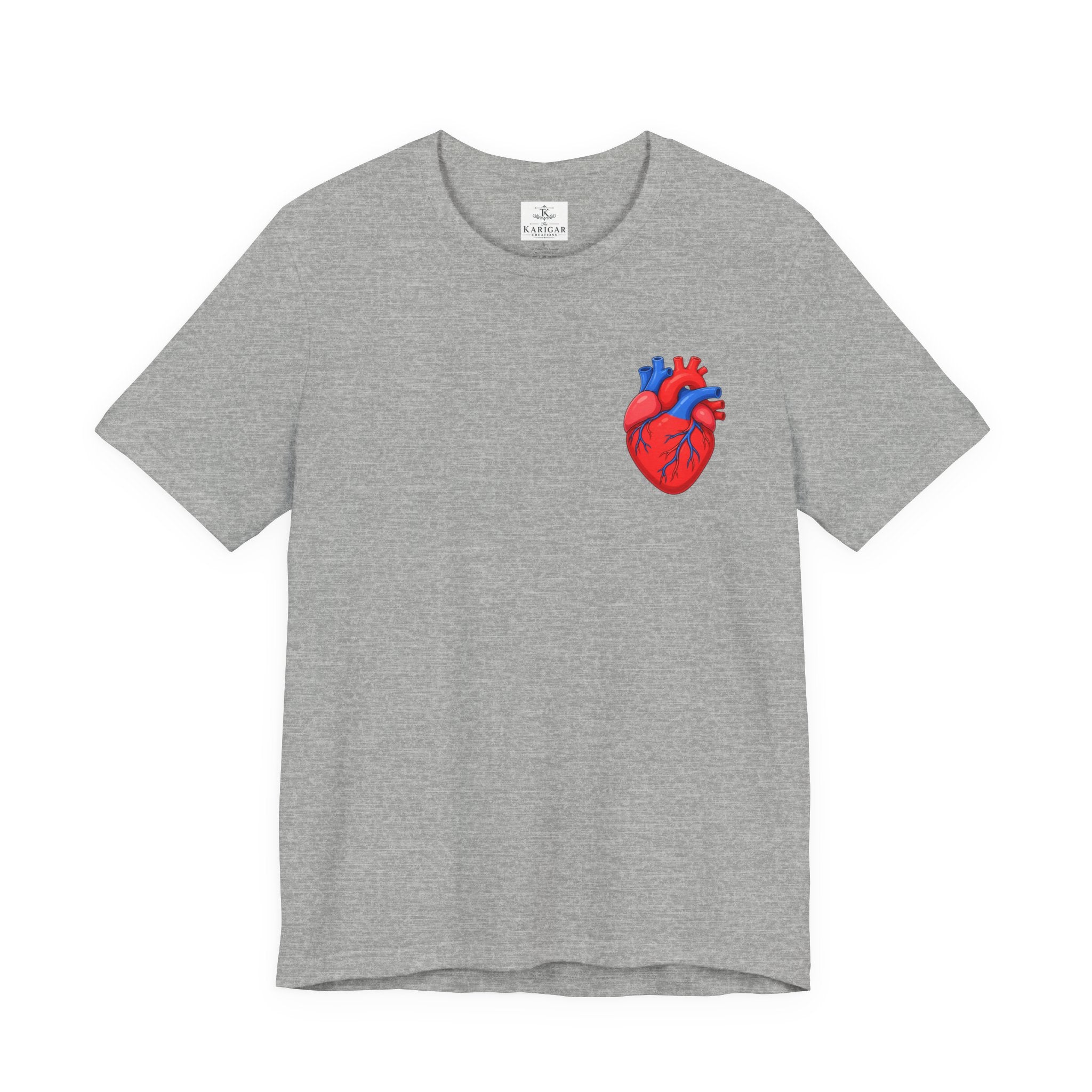 Heart Chest Pocket T Shirt