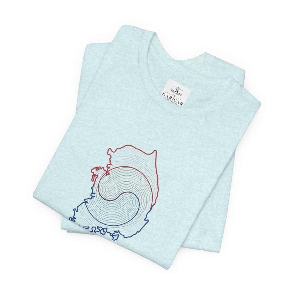 Seoul Vibes T-Shirt – Korea Map Graphic Tee, Minimalist Hangul Aesthetic Shirt, Korean Streetwear Unisex Graphic Tee
