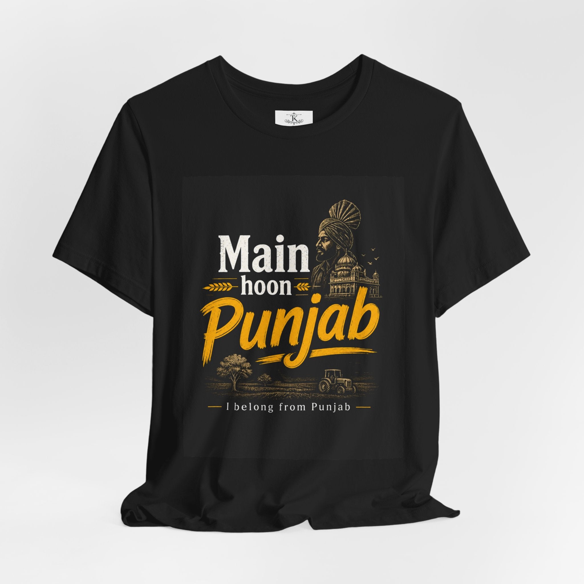 Main Hoon Punjab tee  Punjabi heritage shirt, Punjab typography design
