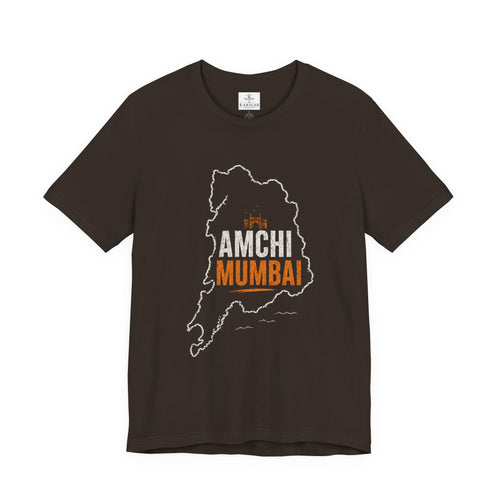 Amchi Mumbai T-Shirt – Mumbai Map Graphic Tee, Gateway of India Shirt, Maharashtra Pride Unisex Streetwear Tee