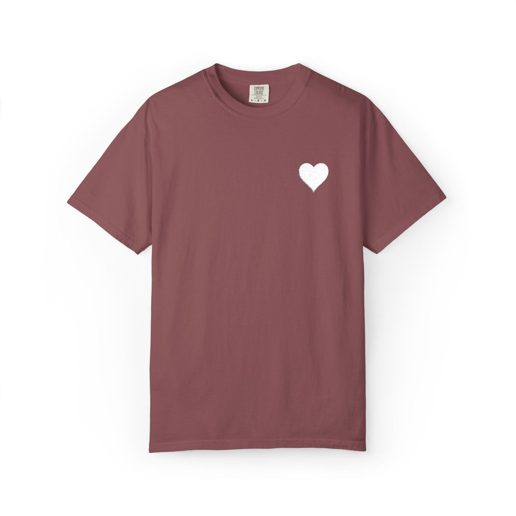 Heart Embroidered T‑Shirt