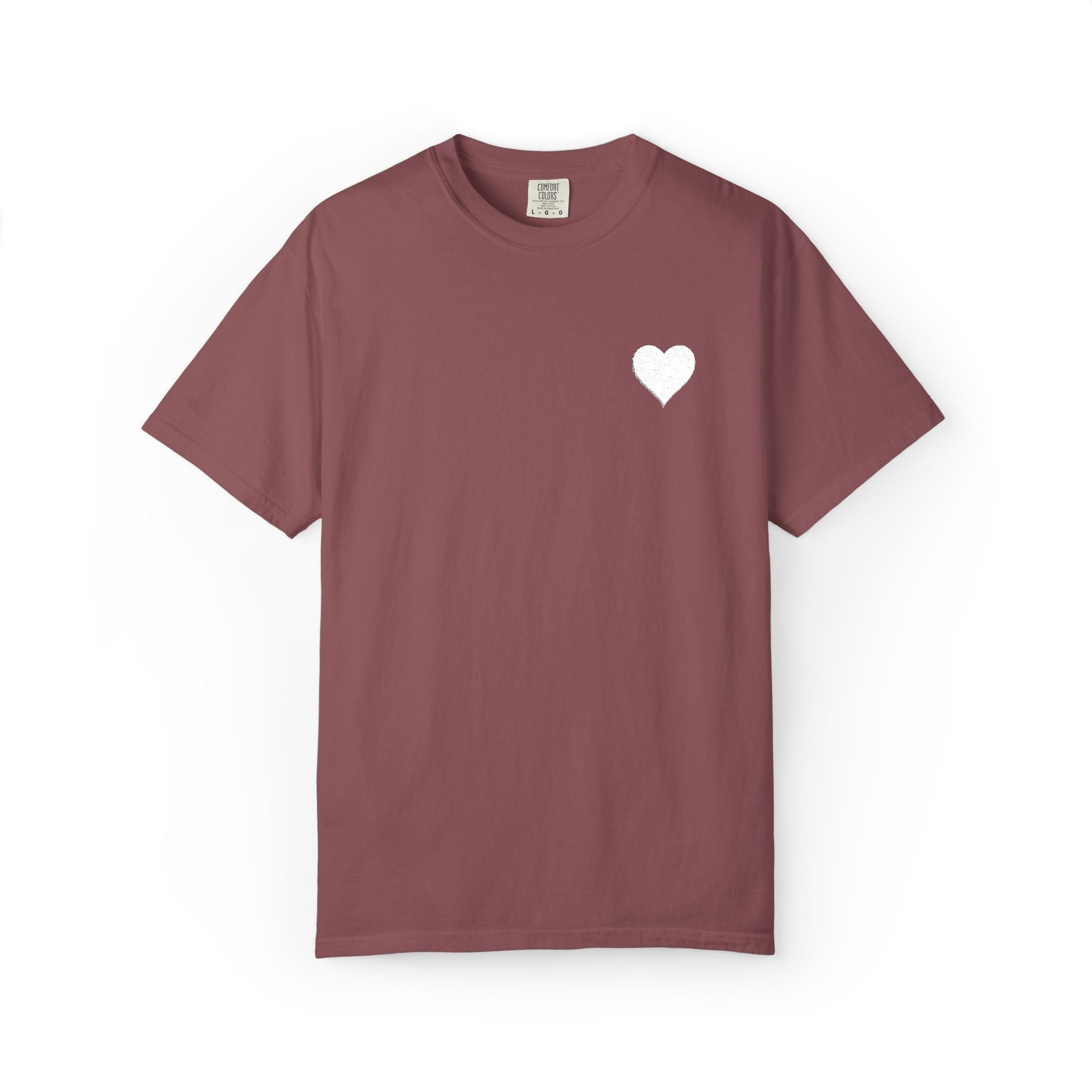 Heart Embroidered T‑Shirt