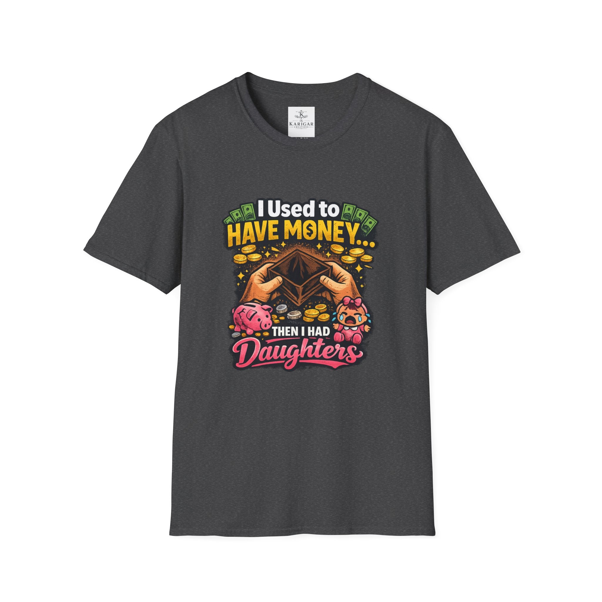 I Used To Have Money Then I Had Daughters Shirt Funny Dad T Shirt Girl Dad Shirt Dad Humor Tee Fathers Day Gift