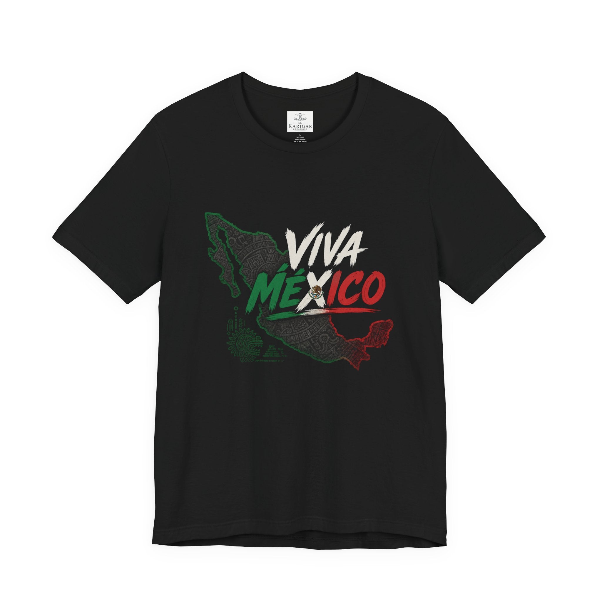 Viva Mexico T-Shirt Mexican Flag Colors Shirt Mexico Map Graphic Tee Proud Mexican Shirt Travel Souvenir Unisex Gift