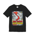 Xin Chao Vietnam T-Shirt Vietnam Map Graffiti Design Asian Travel Tee Vietnam Shirt Streetwear Graphic Unisex Gift