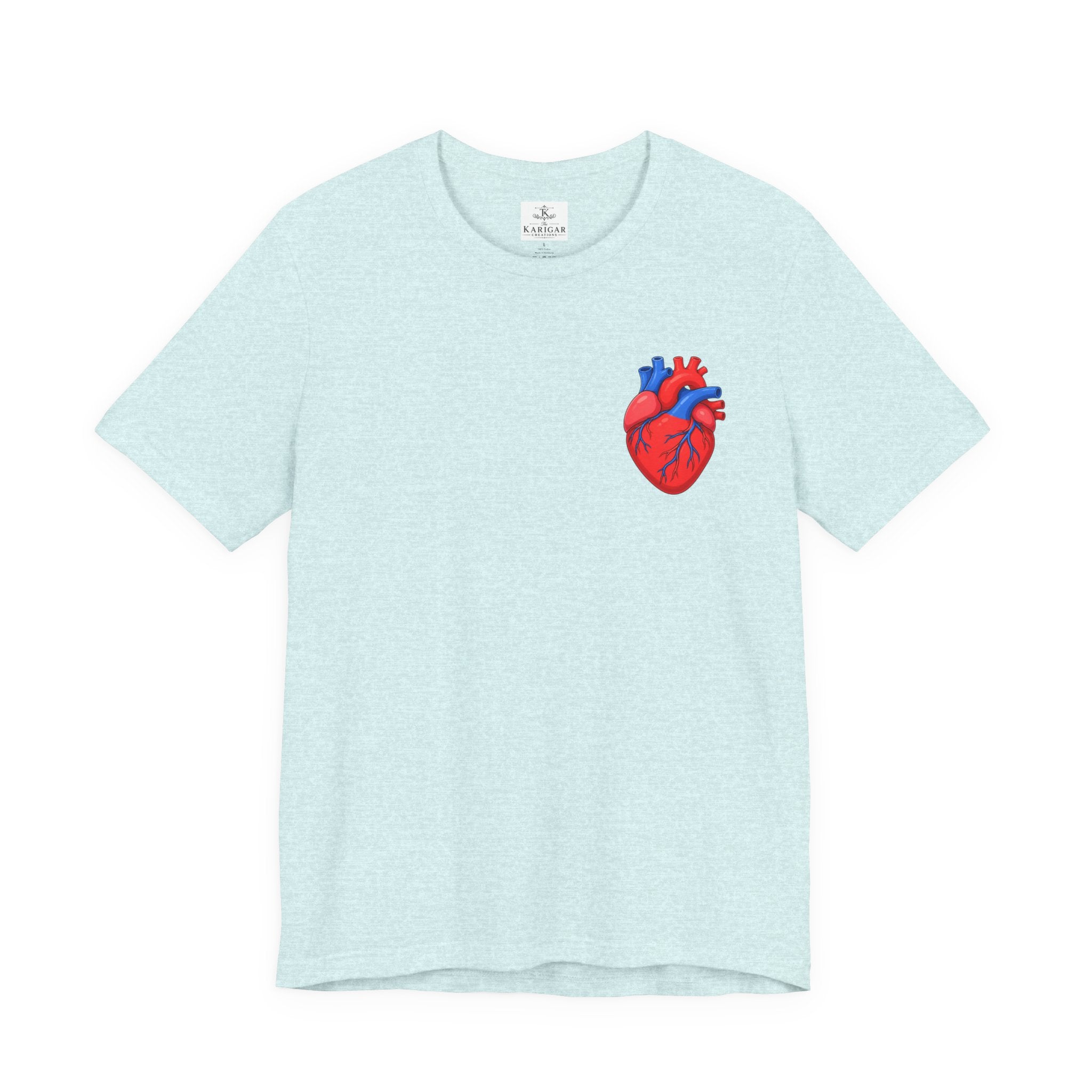 Heart Chest Pocket T Shirt