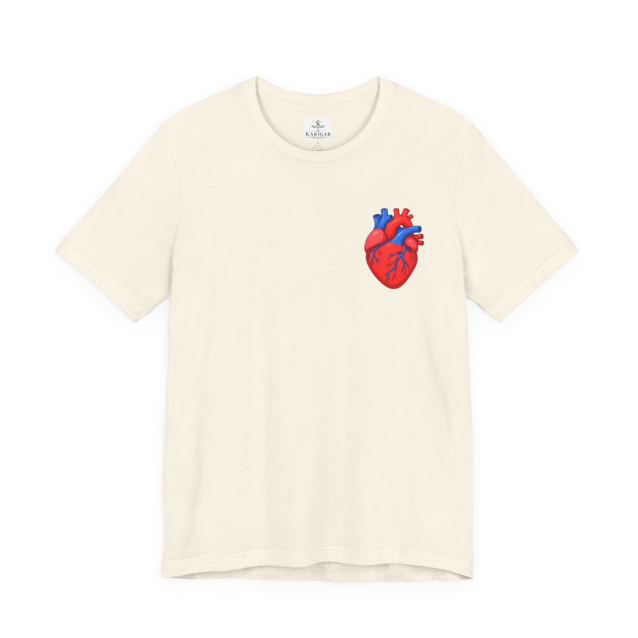 Heart Chest Pocket T Shirt