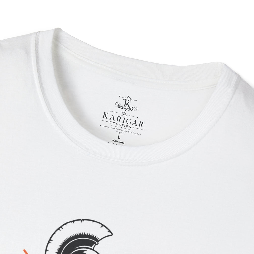 Dad T-Shirt — “My Daughters Turned Me Into a Professional Worrier” Spartan Design