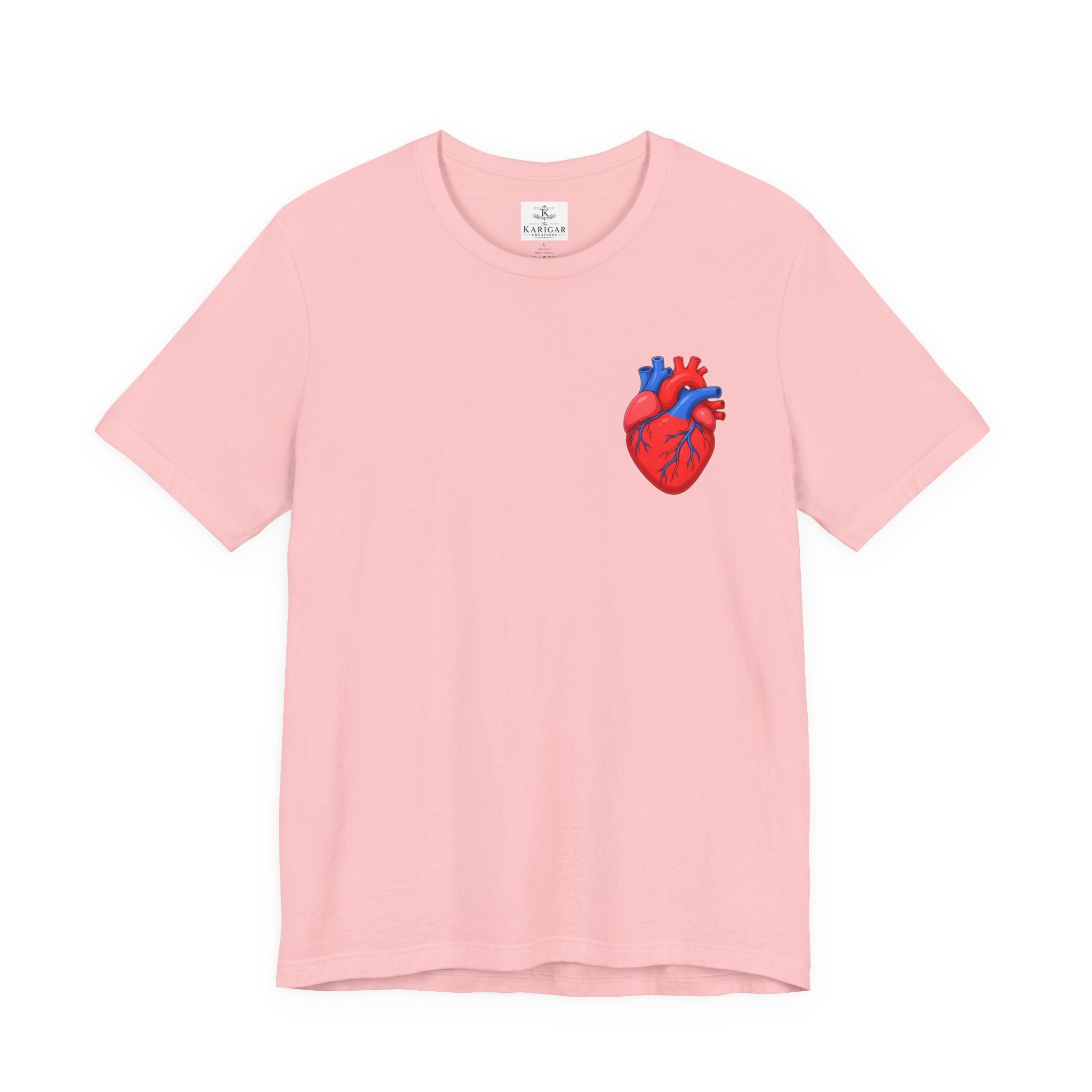 Heart Chest Pocket T Shirt