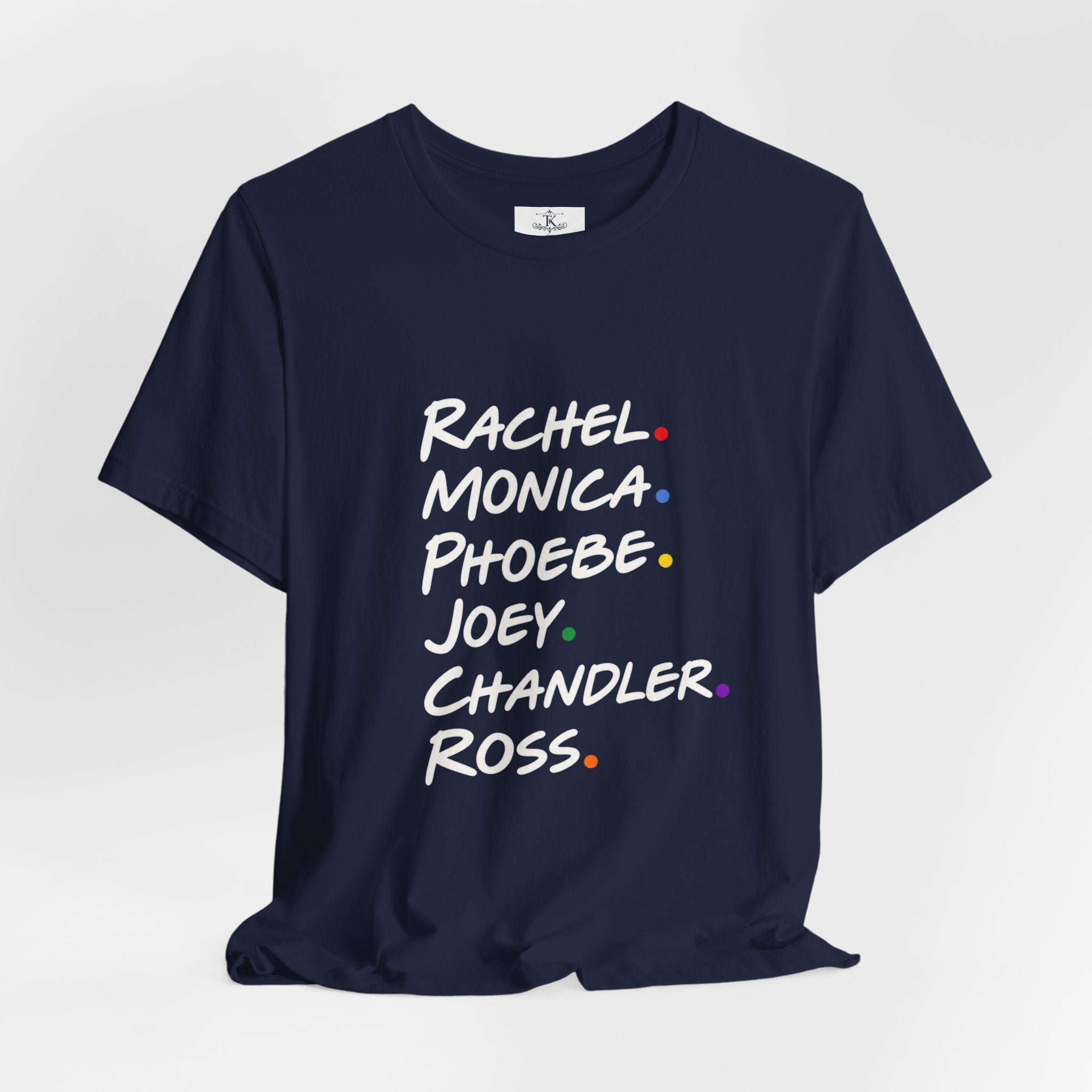 Friends Character Names T-Shirt