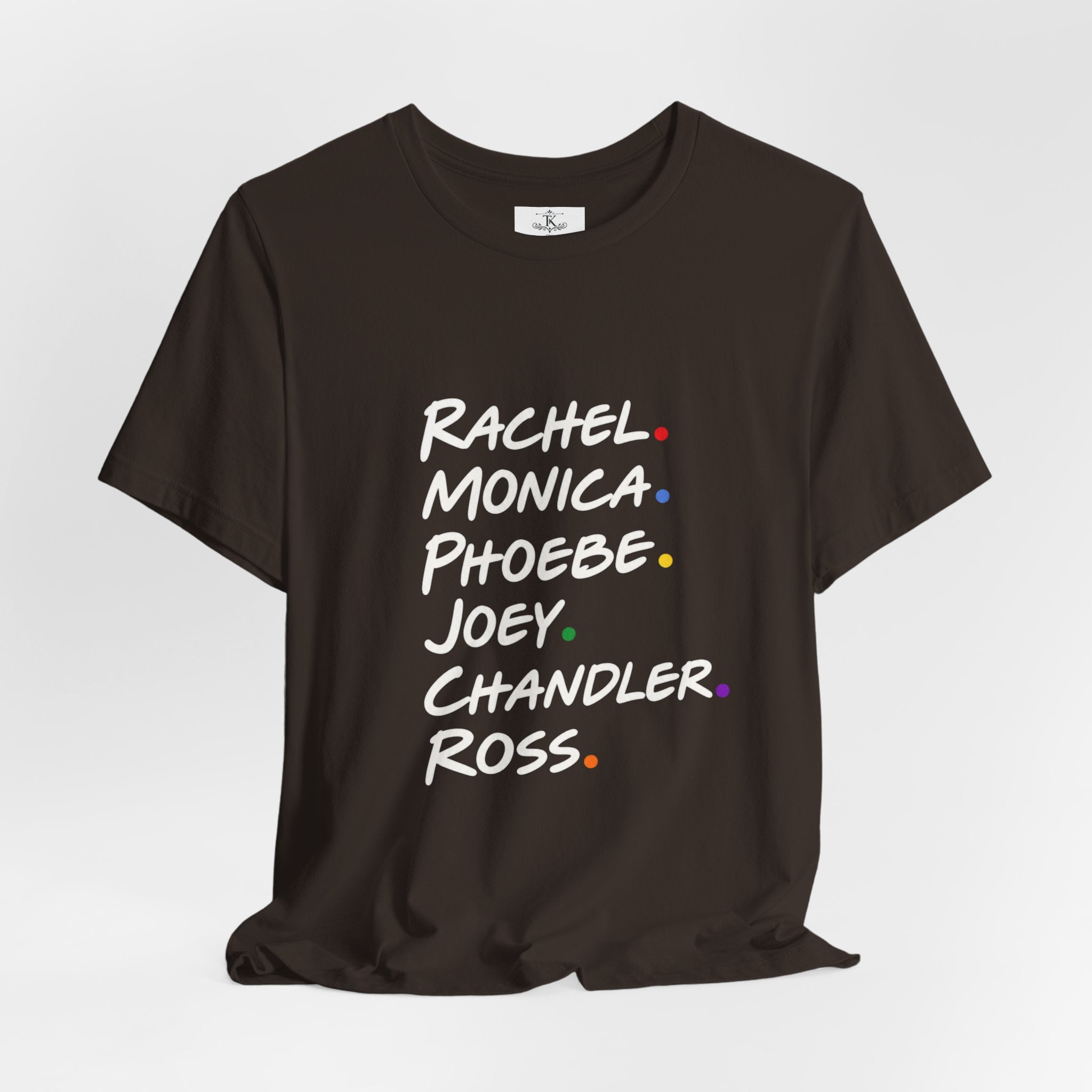 Friends Character Names T-Shirt