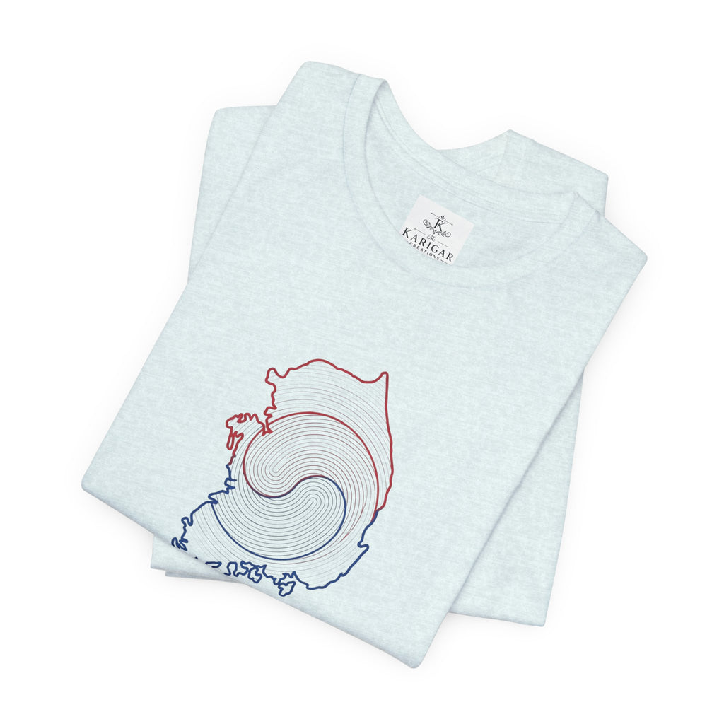 Seoul Vibes T-Shirt – Korea Map Graphic Tee, Minimalist Hangul Aesthetic Shirt, Korean Streetwear Unisex Graphic Tee