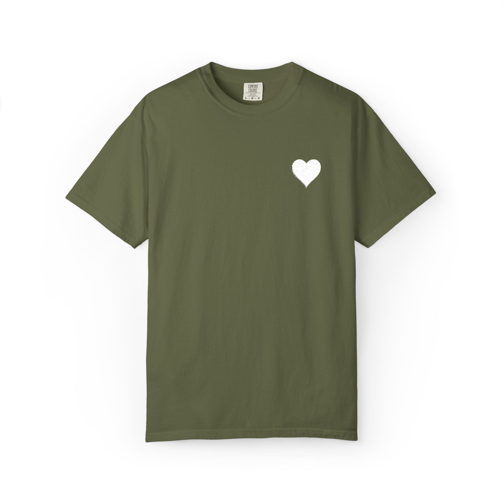Heart Embroidered T‑Shirt