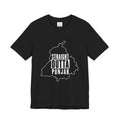 Straight Outta Punjab T-Shirt – Punjabi Pride Graphic Tee, Punjab Map Typography Shirt, Desi Streetwear Unisex Graphic Tee