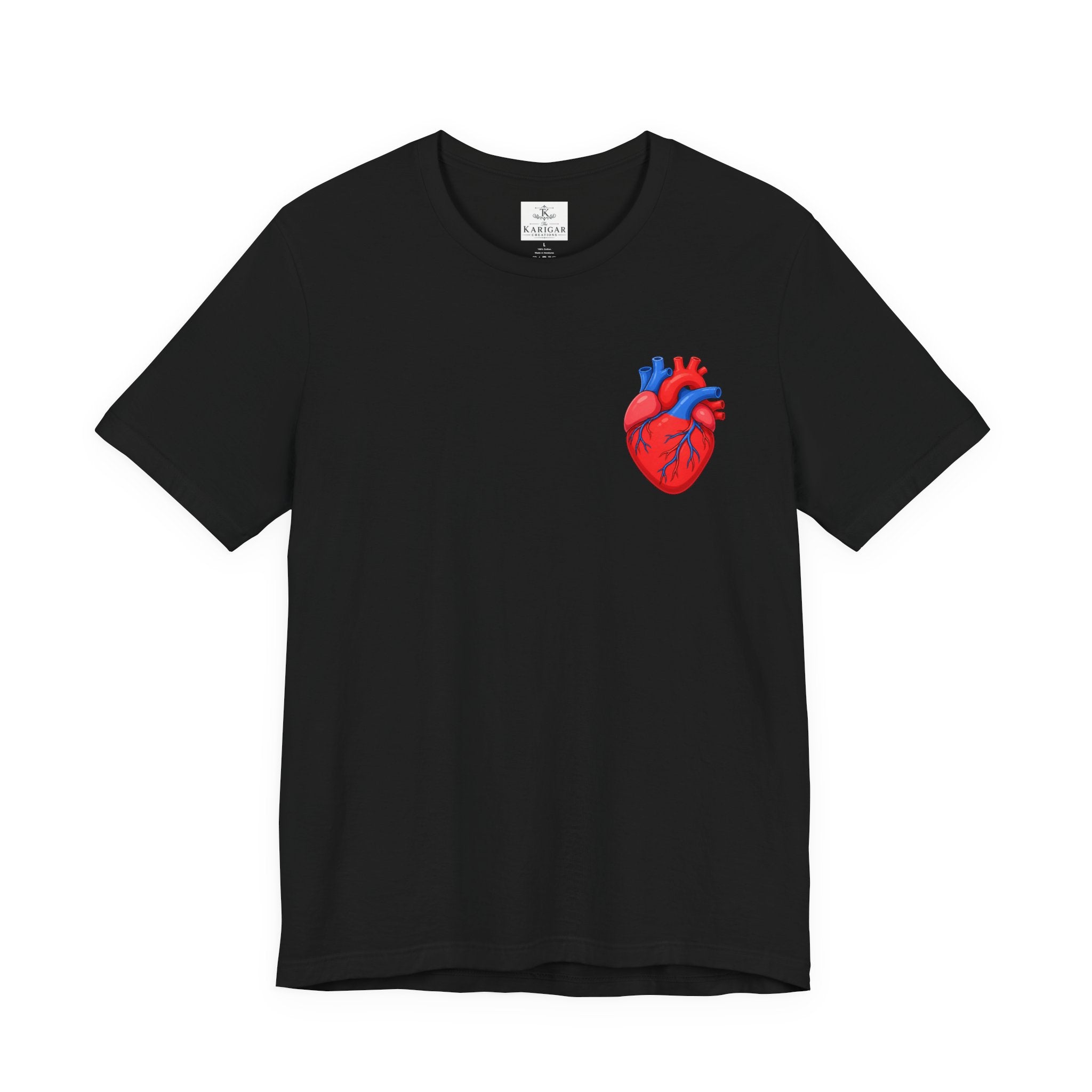 Heart Chest Pocket T Shirt