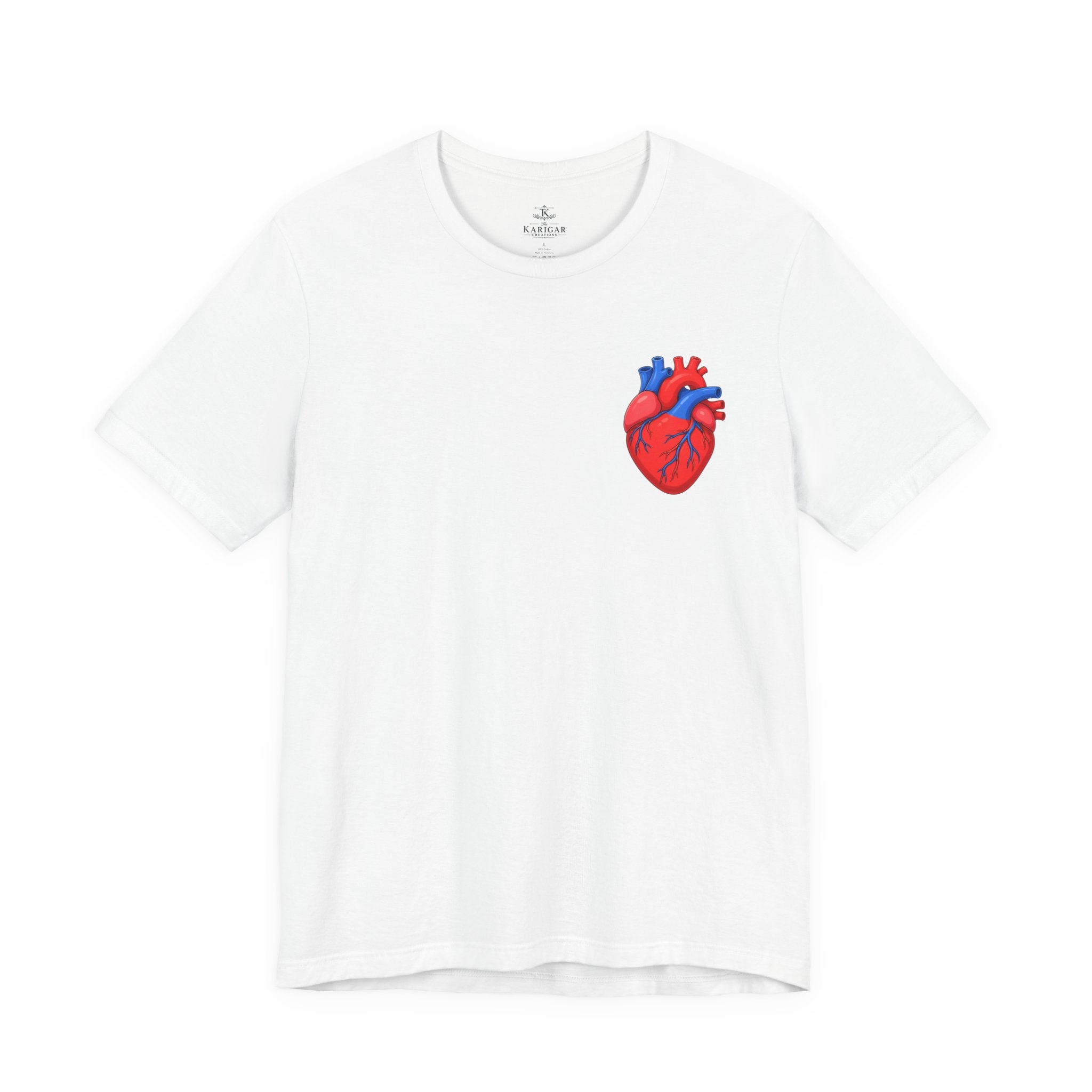 Heart Chest Pocket T Shirt