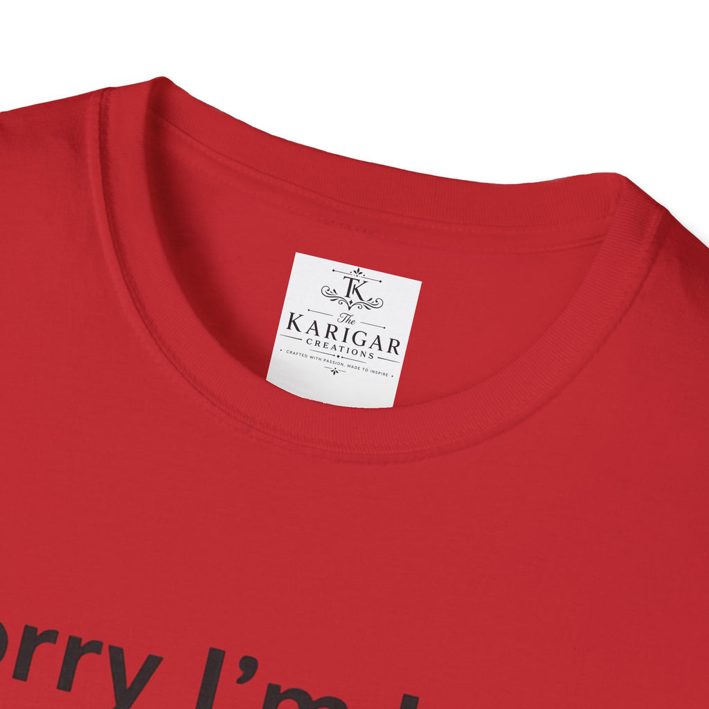 Sorry I Am Late I Saw A Dog Shirt Funny Dog Lover T Shirt Dog Mom Gift Dog Dad Tee Cute Pet Lover Shirt
