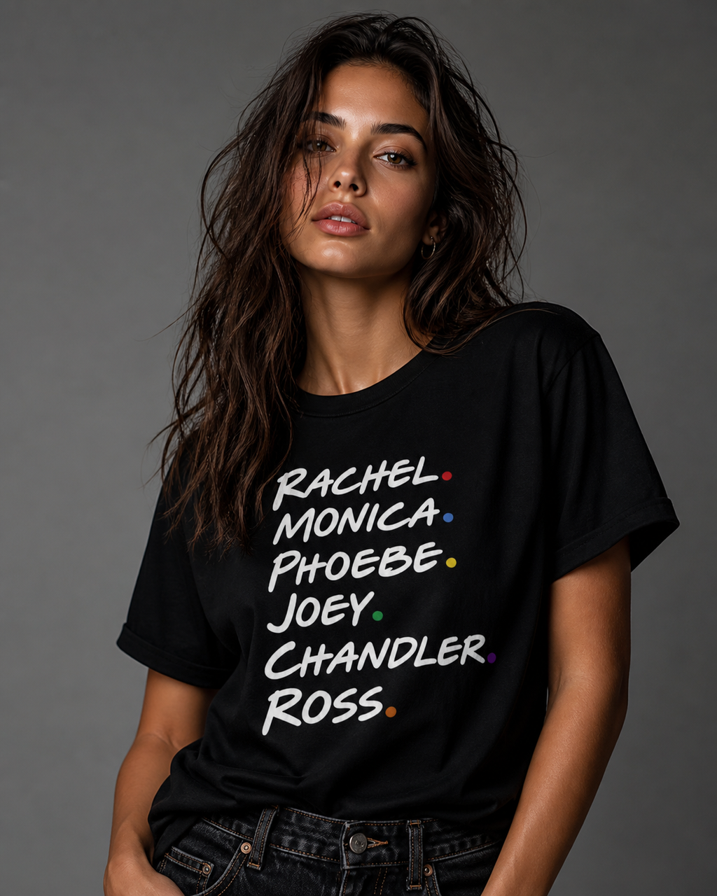 Friends Character Names T-Shirt