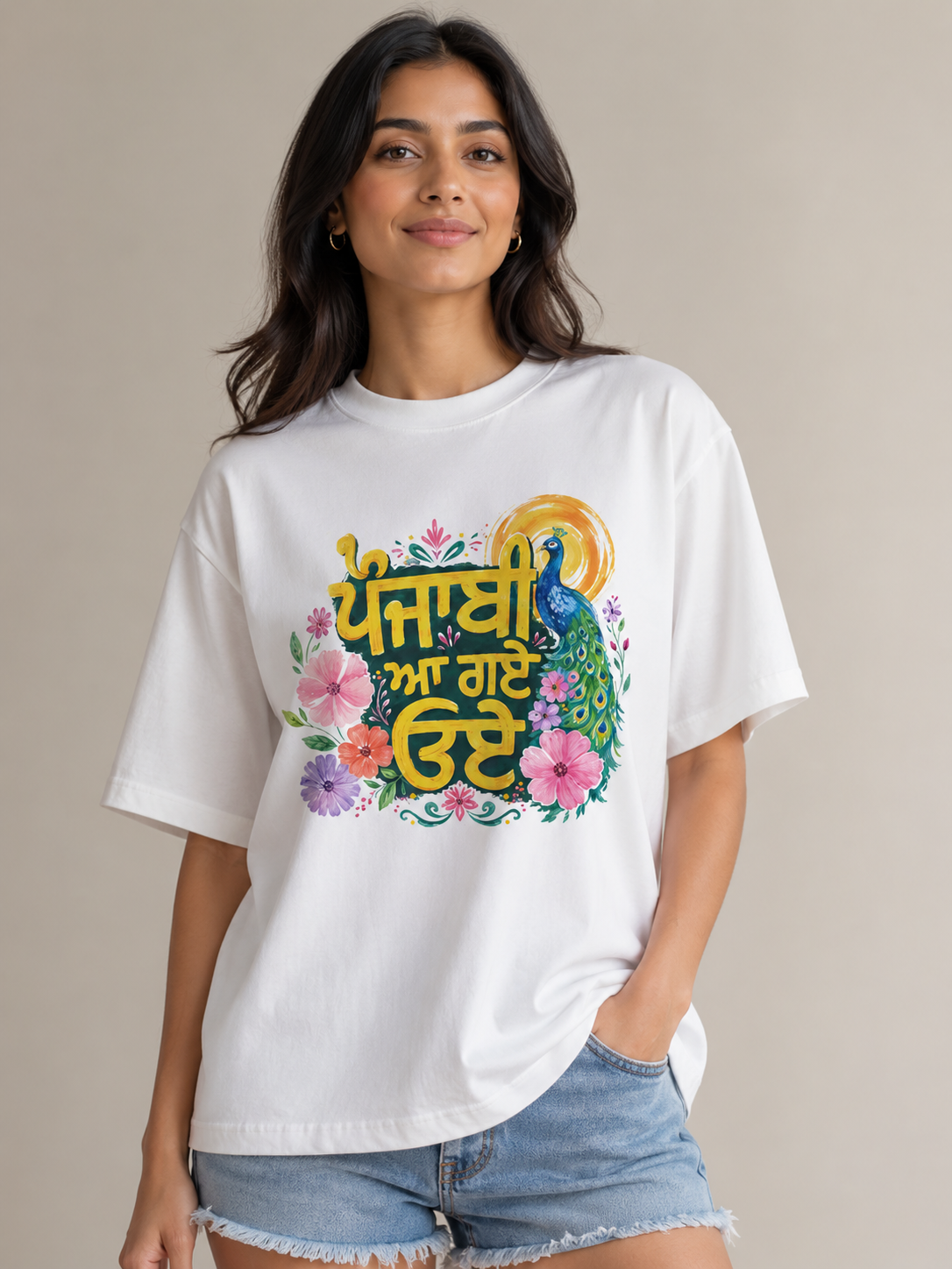 Punjabi Aa Gaye Oye Oversized/Relaxed T-Shirt