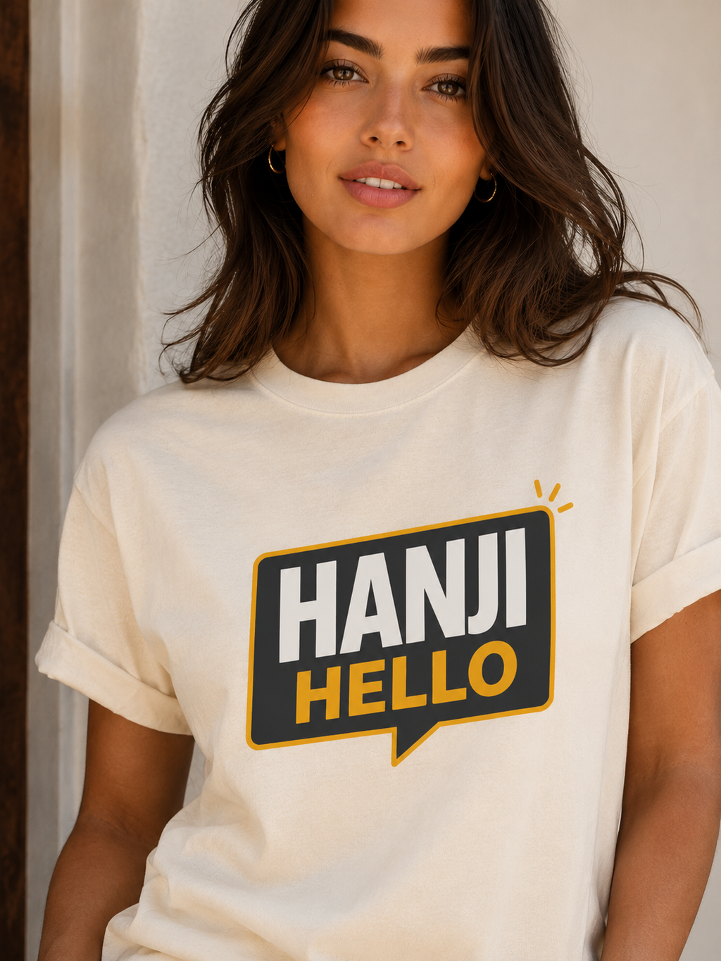 "Hanji Hello" T-Shirt