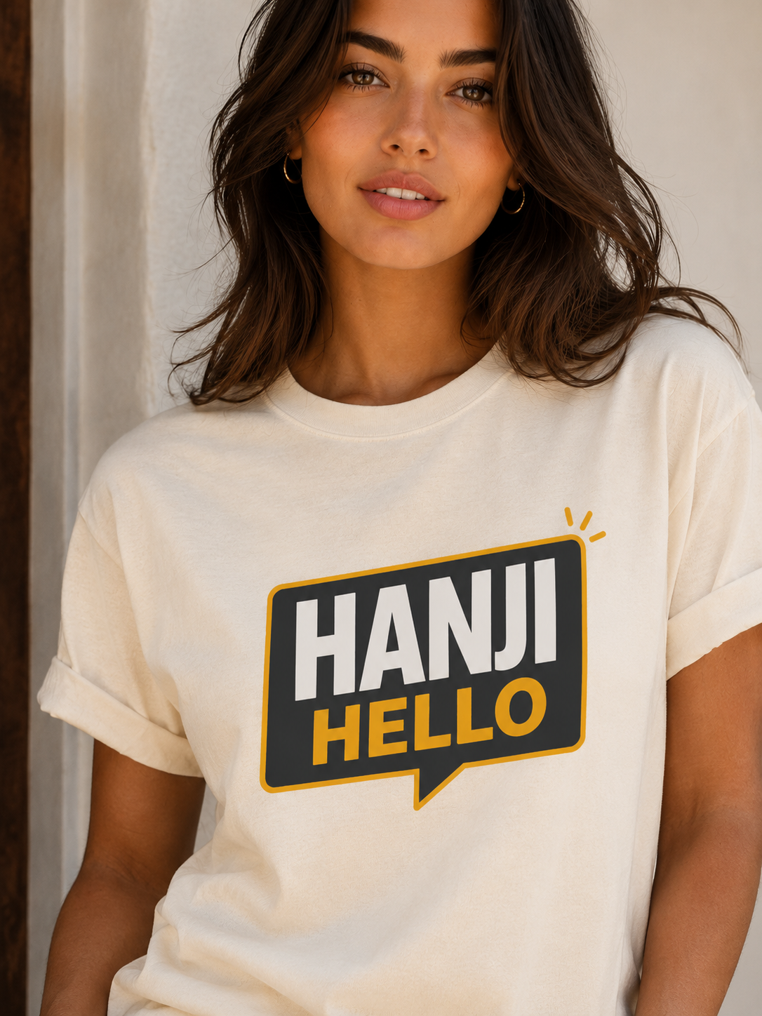 "Hanji Hello" T-Shirt