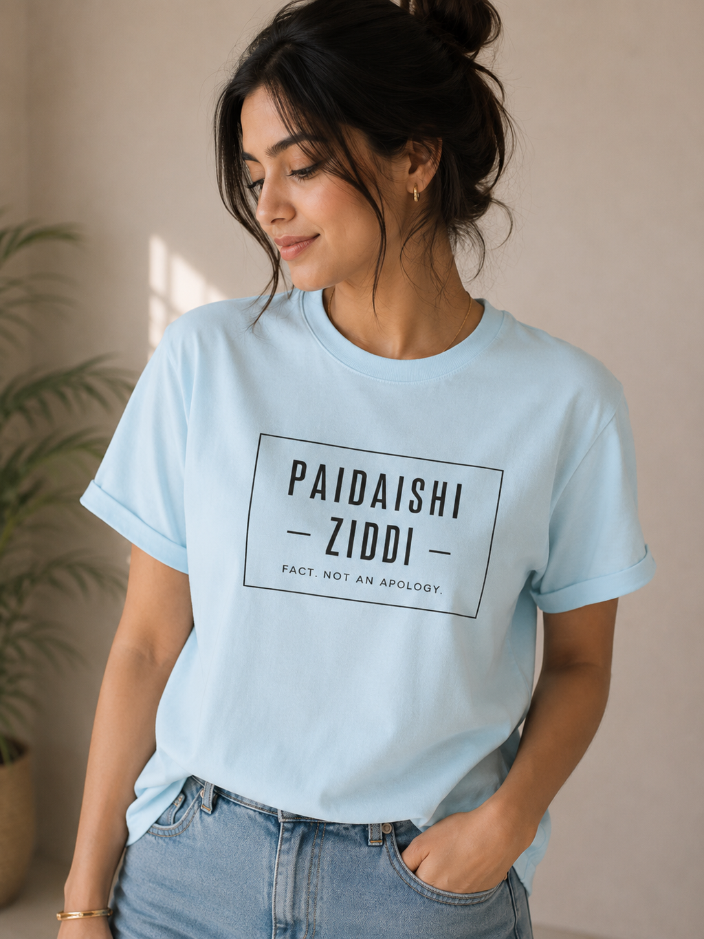 "Paidaishi Ziddi" T-Shirt