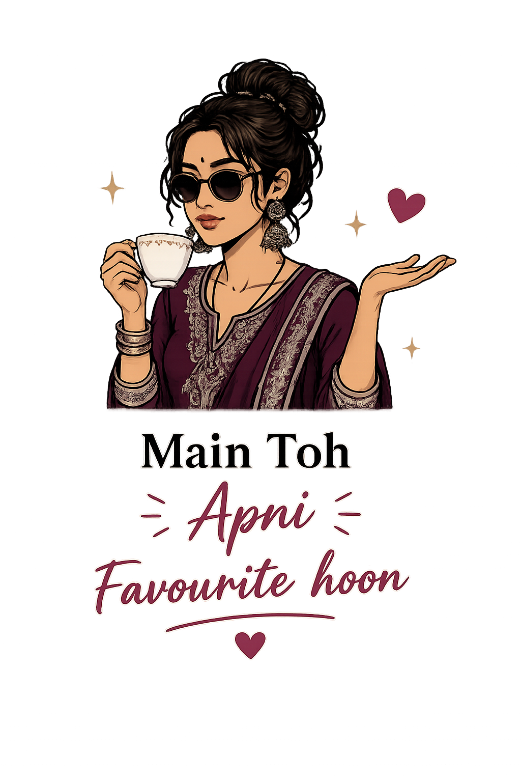 "Main Toh Apni Favourite Hoon" T-Shirt