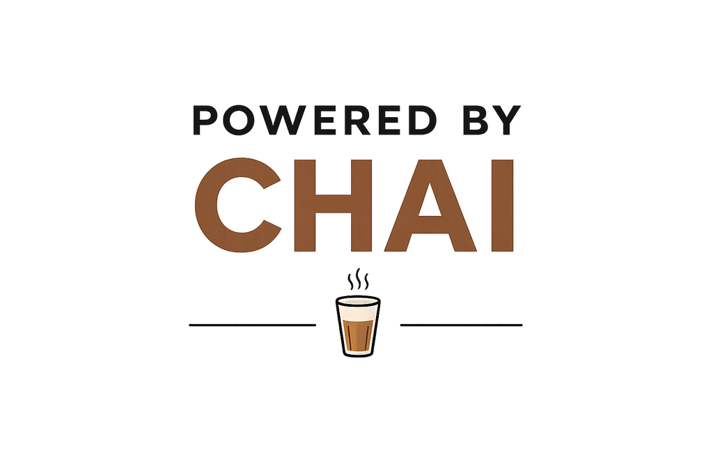 "Powered by Chai" T-Shirt
