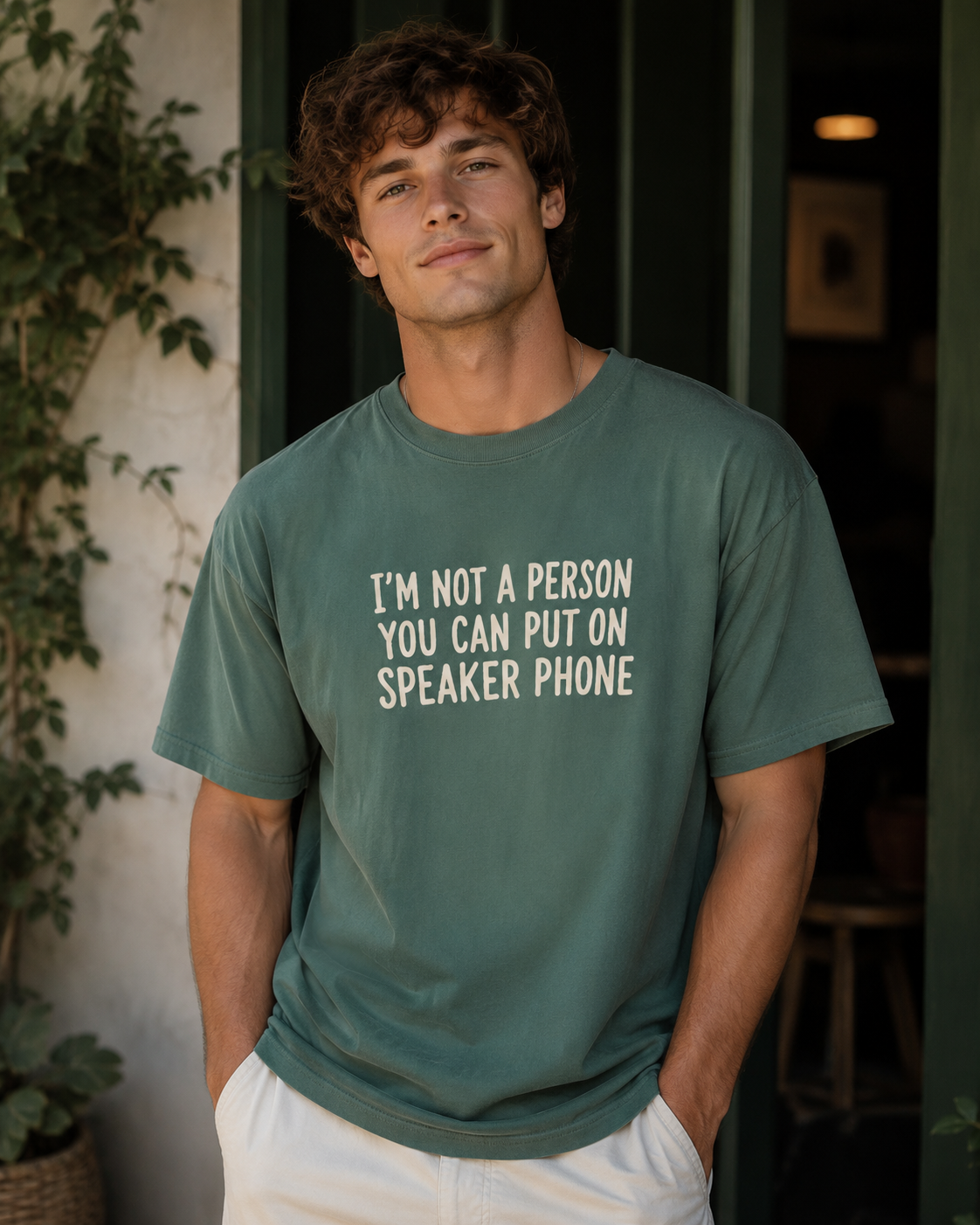 "I'm Not a Person You Can Put on Speaker" T-Shirt