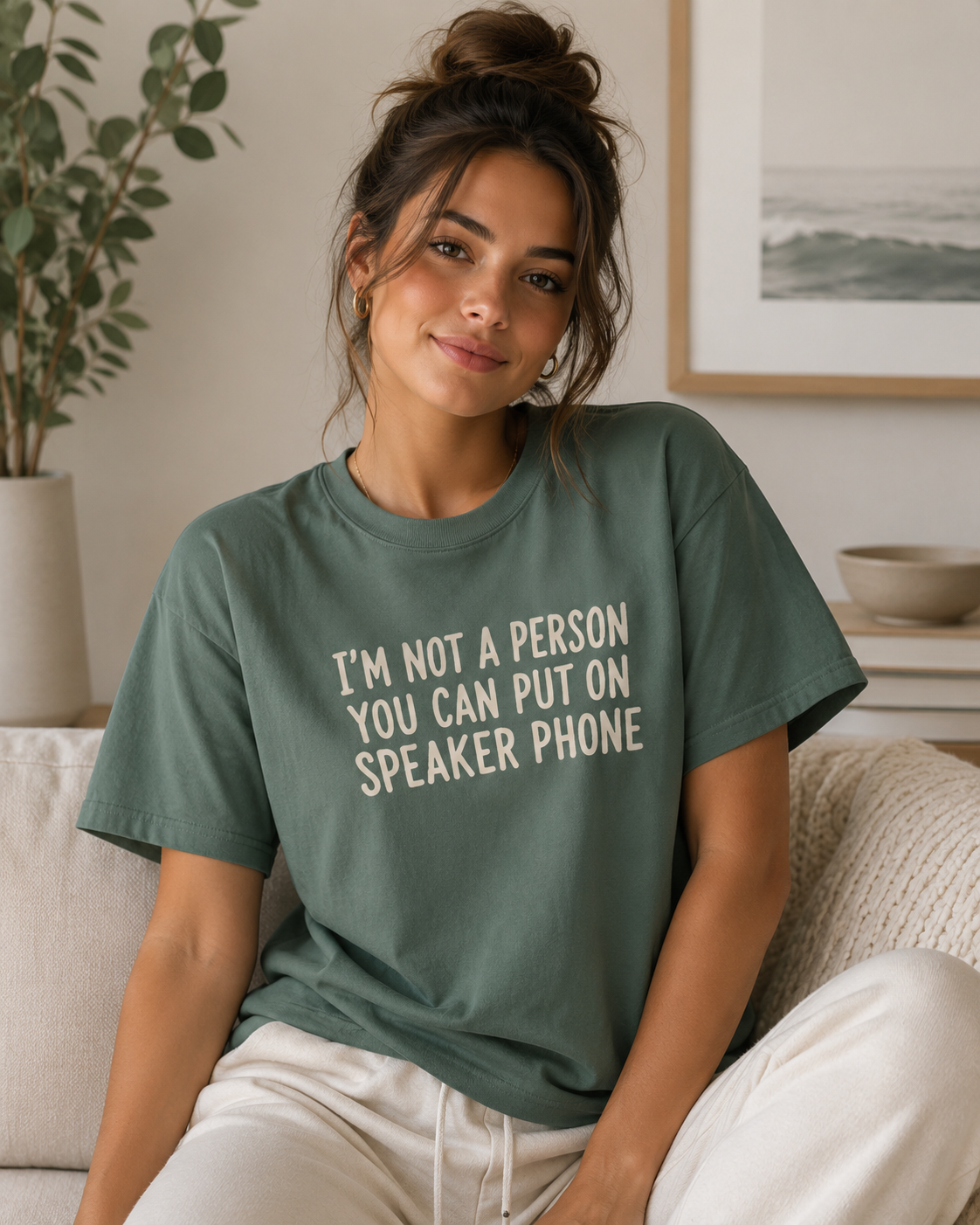 "I'm Not a Person You Can Put on Speaker" T-Shirt