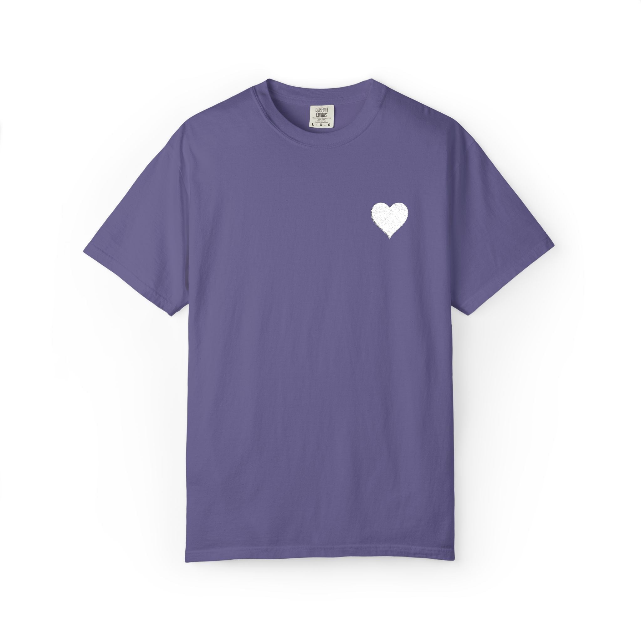 Heart Embroidered T‑Shirt