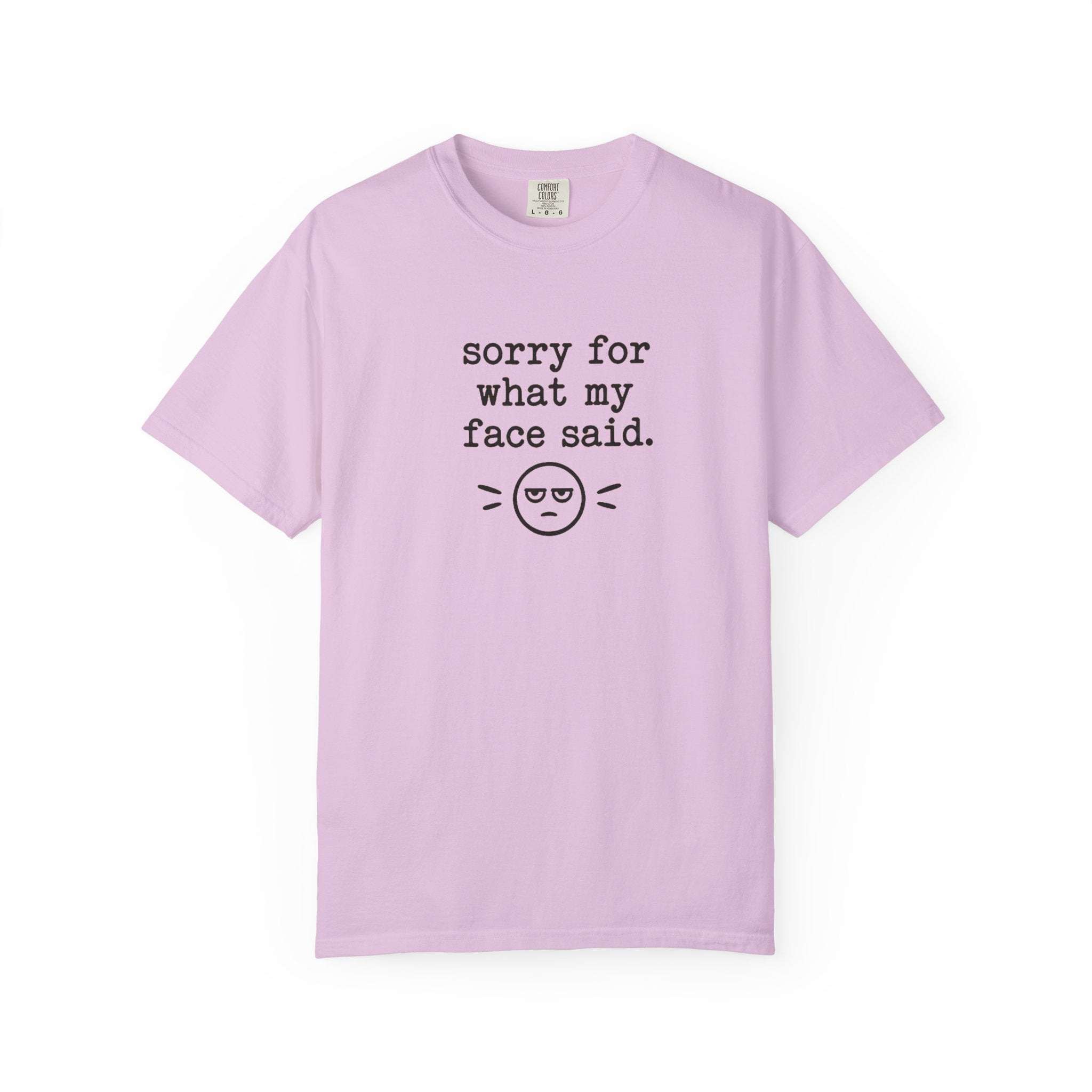 Sorry For What My Face Said — Back View | The Karigar Creations
