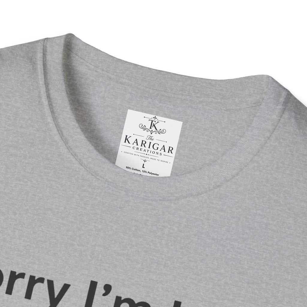 Sorry I Am Late I Saw A Dog Shirt Funny Dog Lover T Shirt Dog Mom Gift Dog Dad Tee Cute Pet Lover Shirt