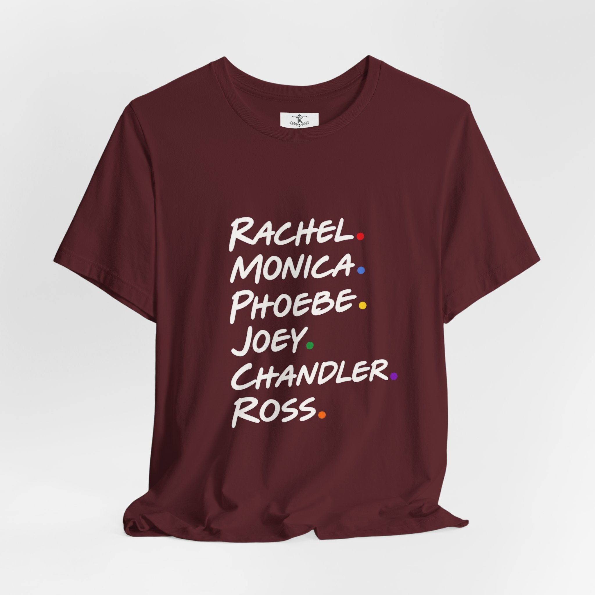 Friends Character Names T-Shirt