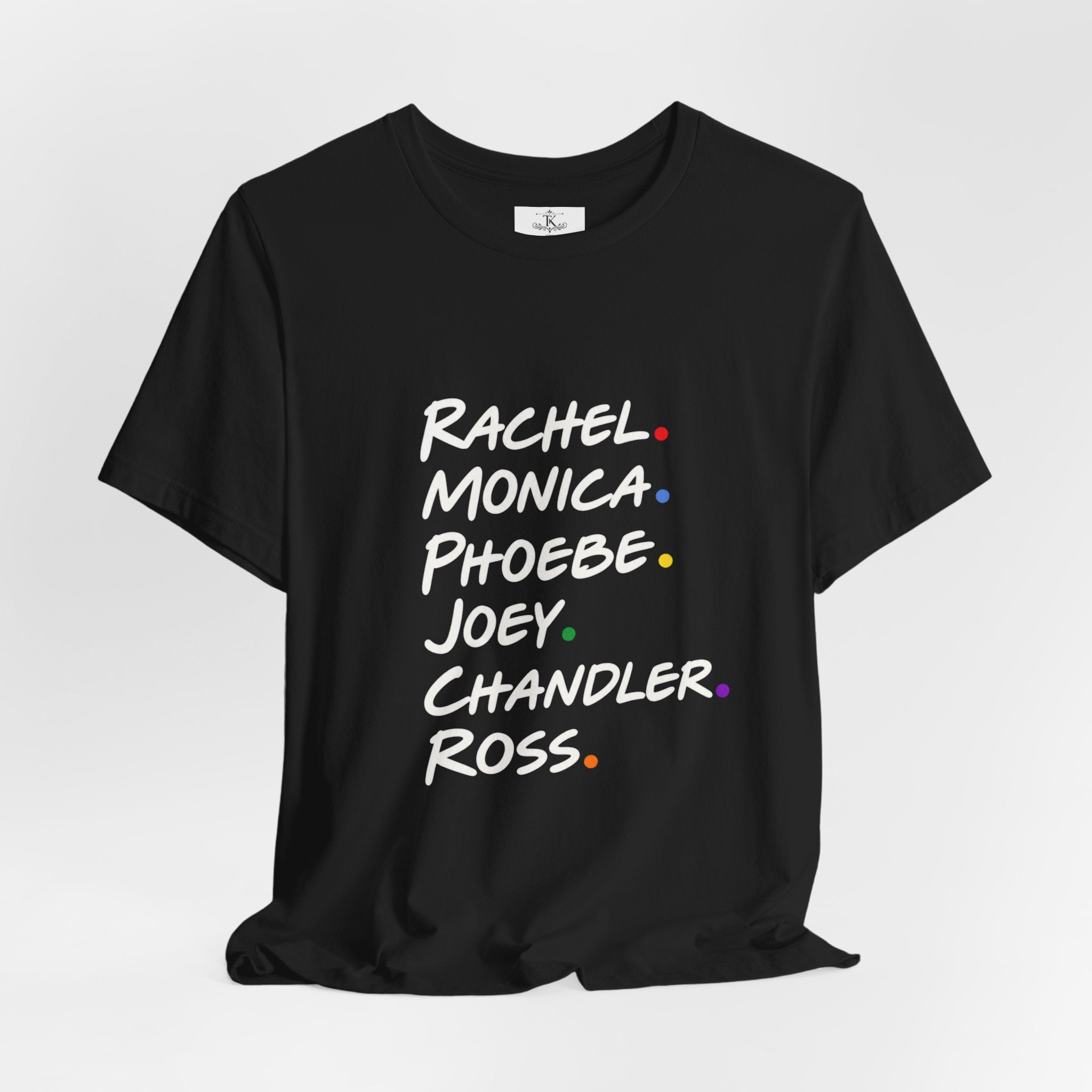 Friends Character Names T-Shirt