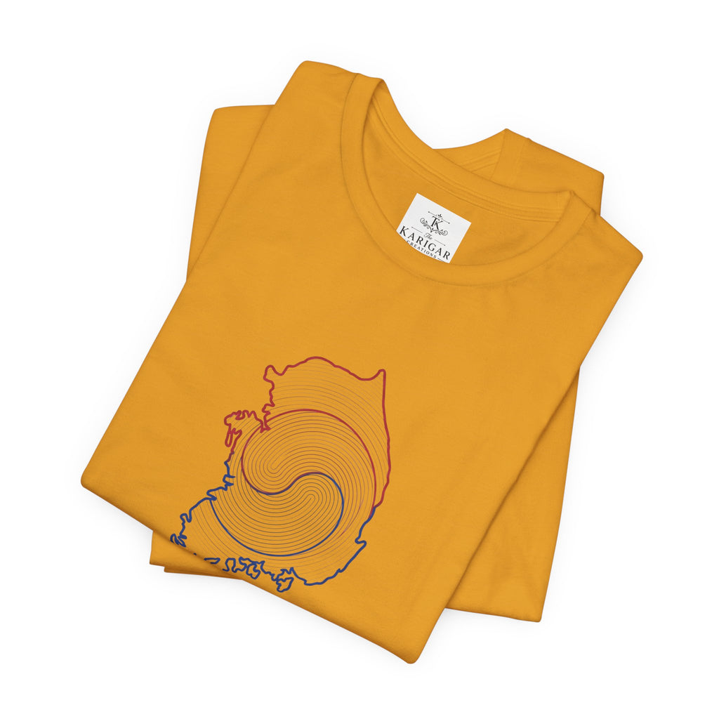 Seoul Vibes T-Shirt – Korea Map Graphic Tee, Minimalist Hangul Aesthetic Shirt, Korean Streetwear Unisex Graphic Tee