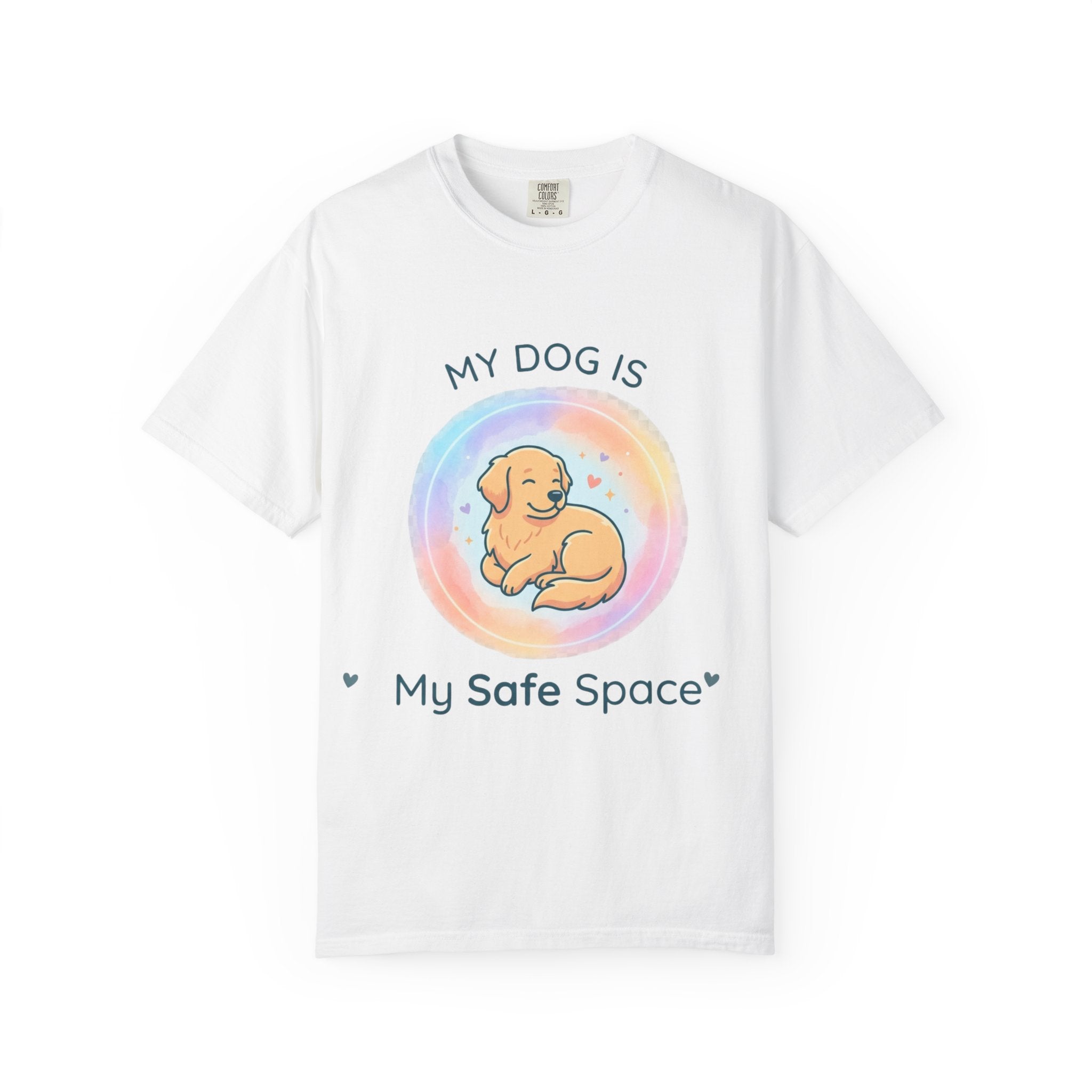 My Dog My Safe Space Shirt Dog Lover T Shirt Cute Dog Shirt Pet Lover Tee Emotional Dog Quote Shirt