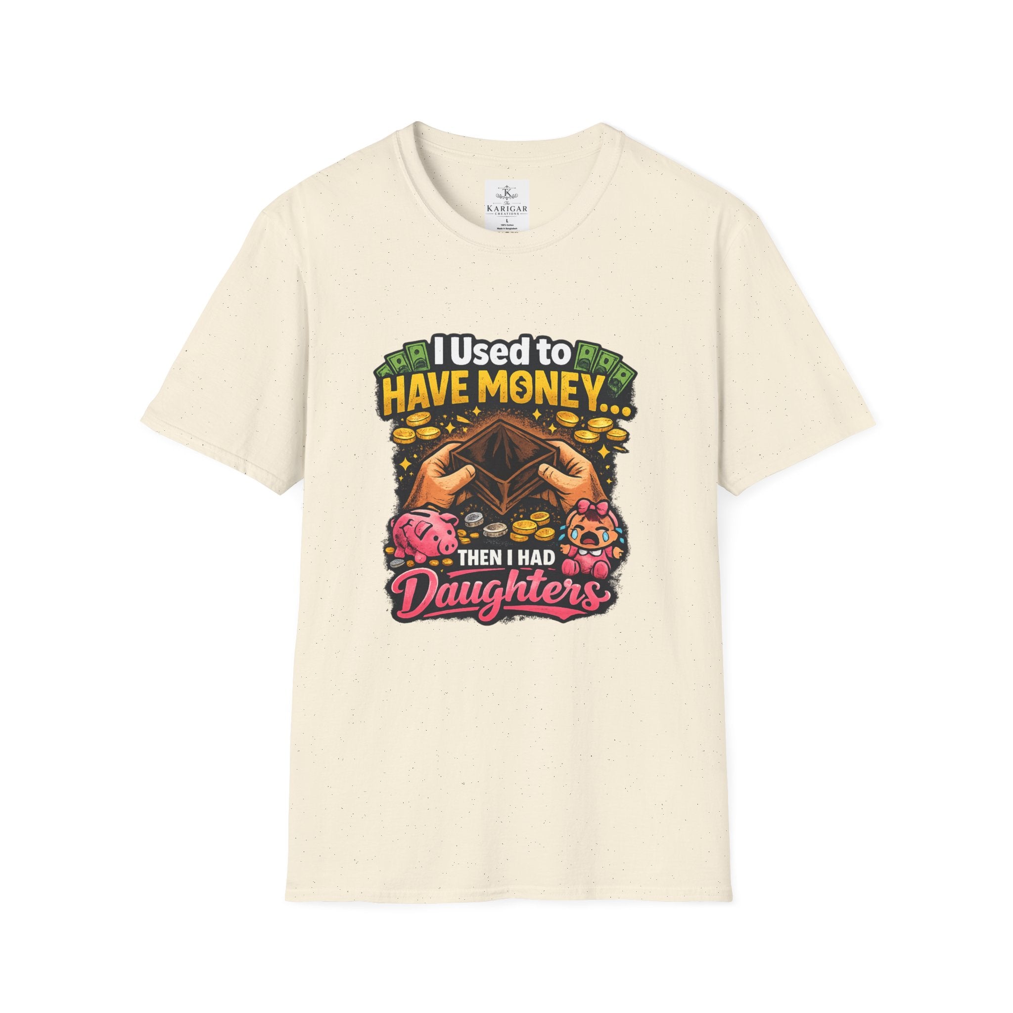 I Used To Have Money Then I Had Daughters Shirt Funny Dad T Shirt Girl Dad Shirt Dad Humor Tee Fathers Day Gift