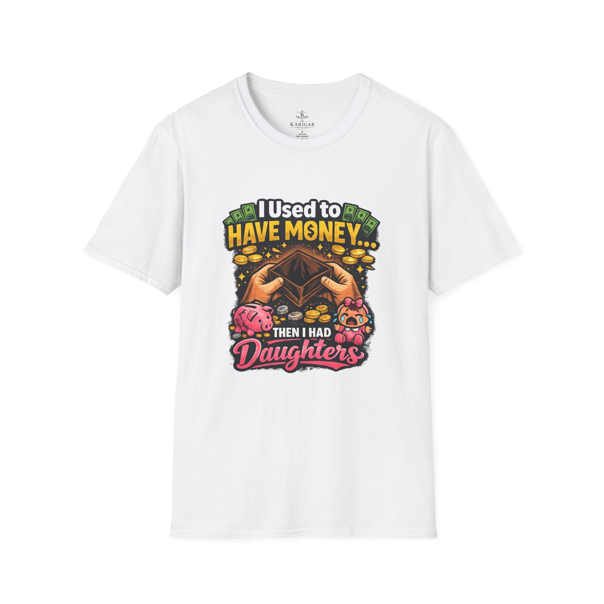 I Used To Have Money Then I Had Daughters Shirt Funny Dad T Shirt Girl Dad Shirt Dad Humor Tee Fathers Day Gift