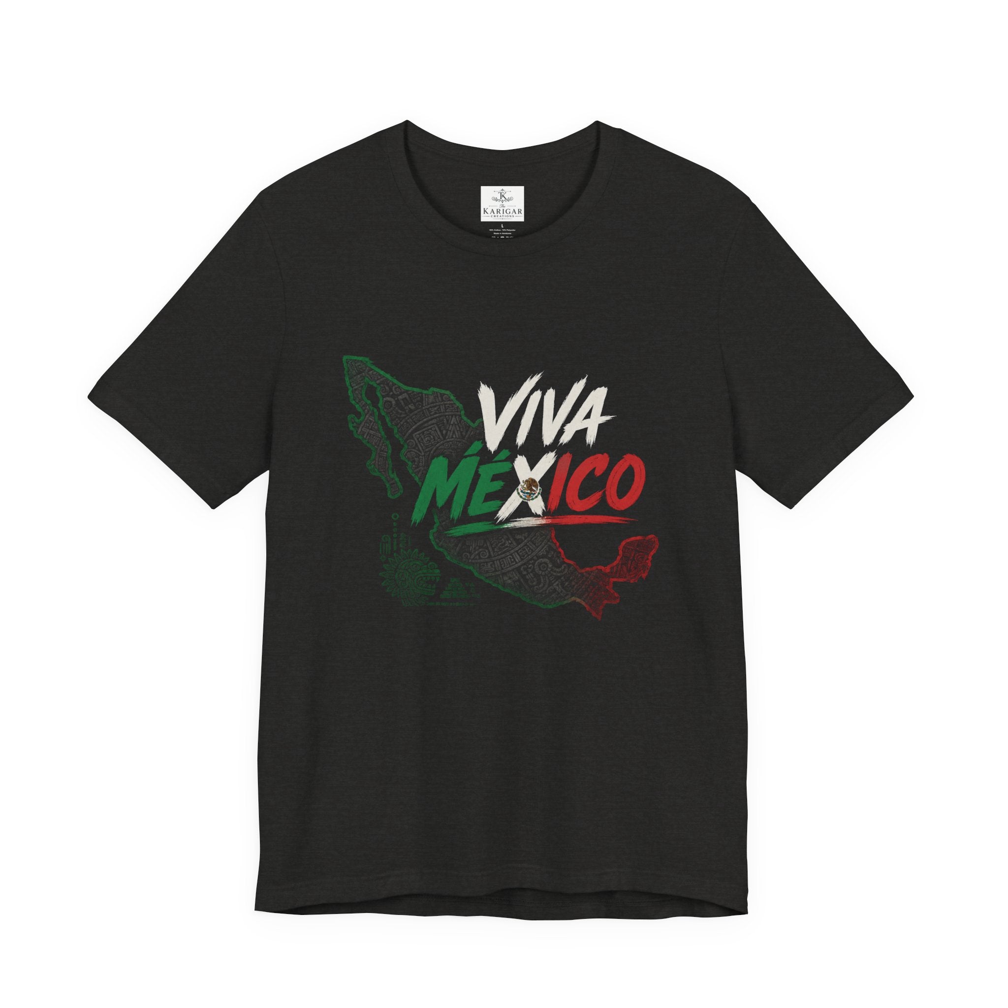 Viva Mexico T-Shirt Mexican Flag Colors Shirt Mexico Map Graphic Tee Proud Mexican Shirt Travel Souvenir Unisex Gift