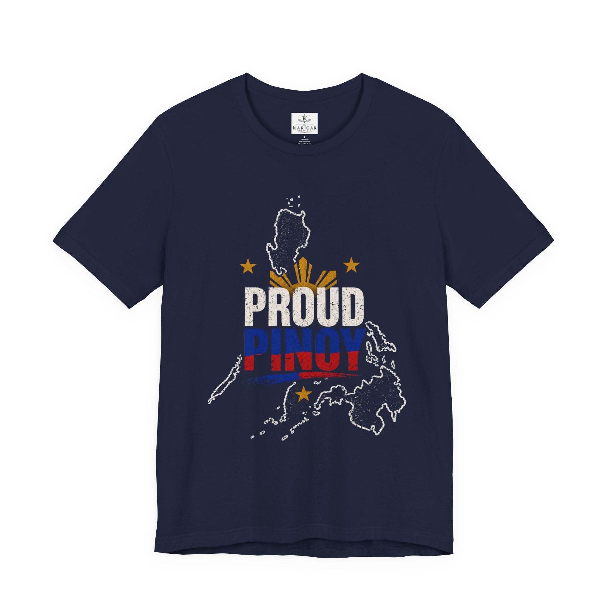 Philippines T-Shirt Proud Pinoy Shirt Filipino Flag Graphic Tee Philippine Map Shirt Unisex Gift for Filipinos Travel Souvenirrs