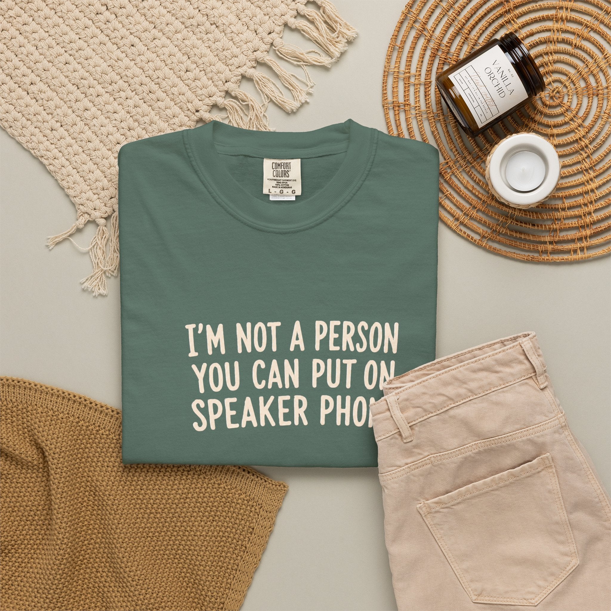 "I'm Not a Person You Can Put on Speaker" T-Shirt