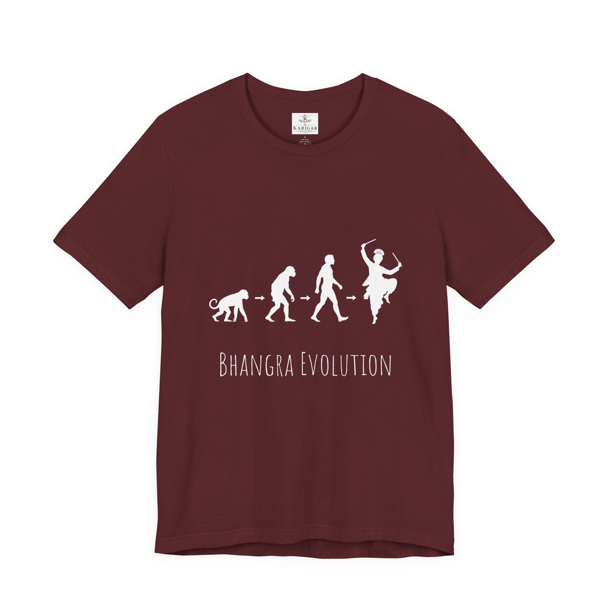 Bhangra Evolution T-Shirt Dance Evolution Tee Indian Folk Dance Shirt Punjabi Bhangra Graphic Unisex Cultural Gift