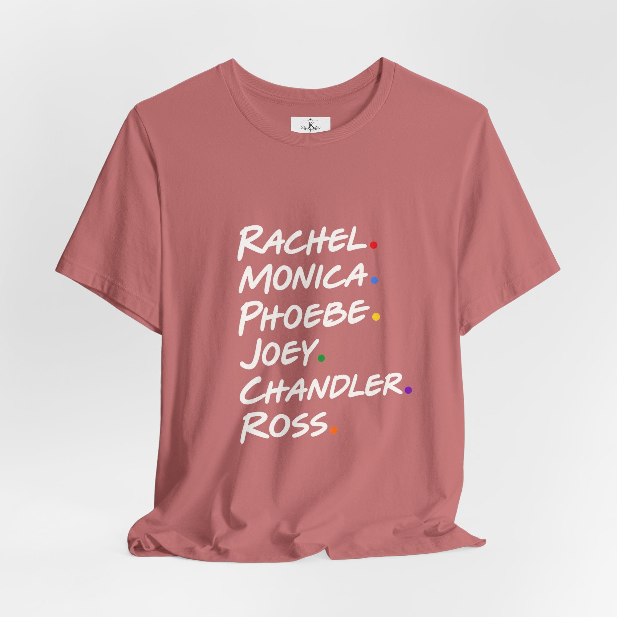 Friends Character Names T-Shirt