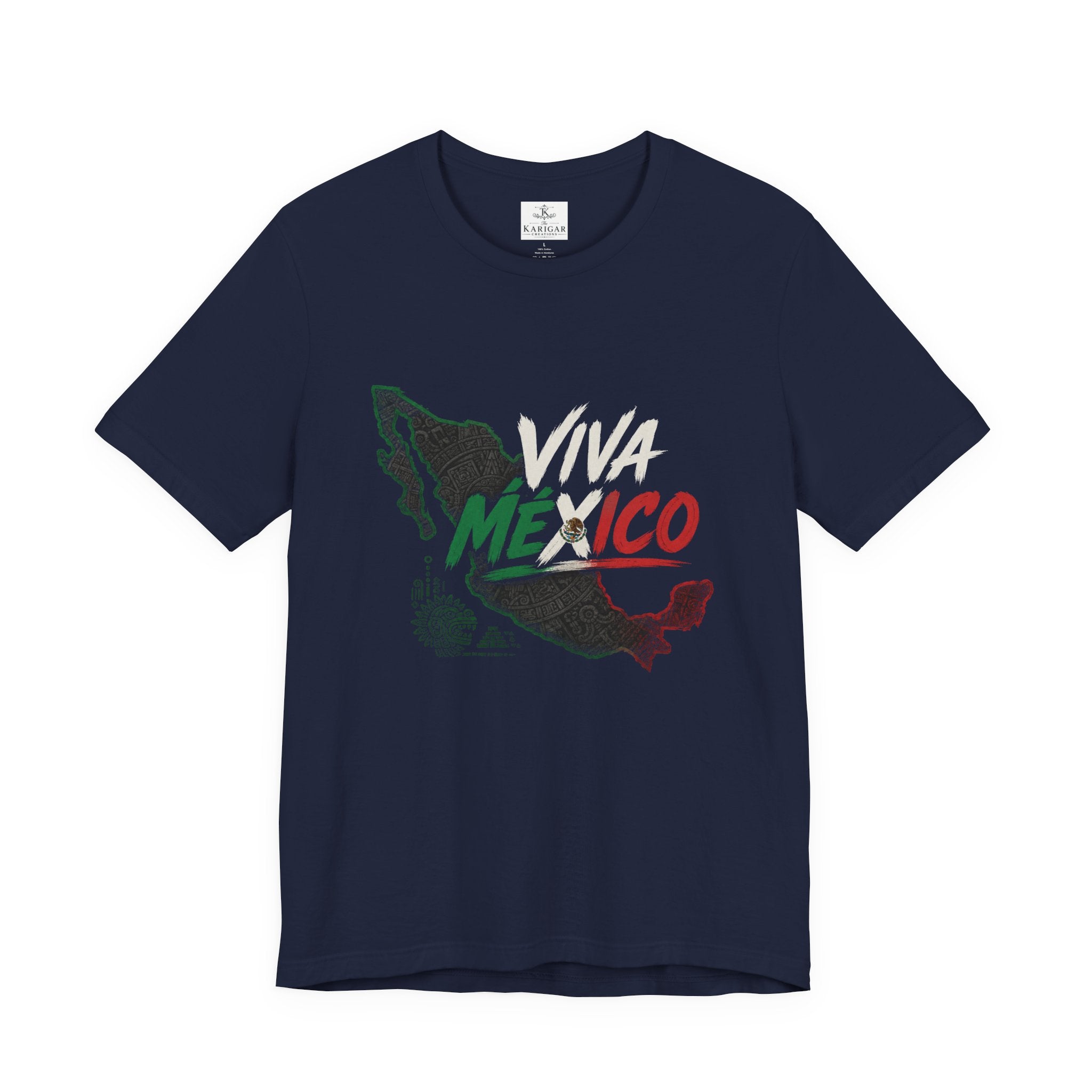 Viva Mexico T-Shirt Mexican Flag Colors Shirt Mexico Map Graphic Tee Proud Mexican Shirt Travel Souvenir Unisex Gift