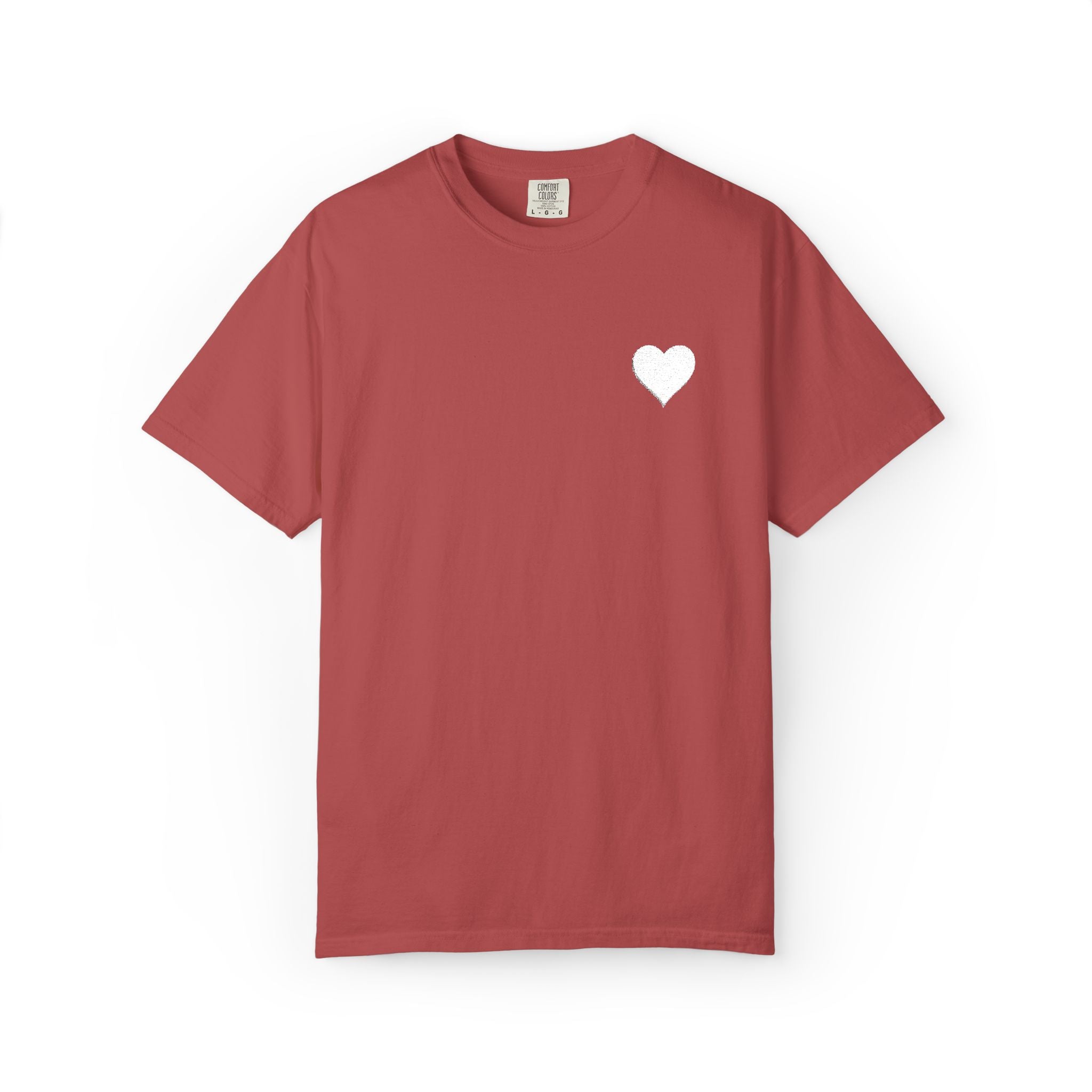 Heart Embroidered T‑Shirt