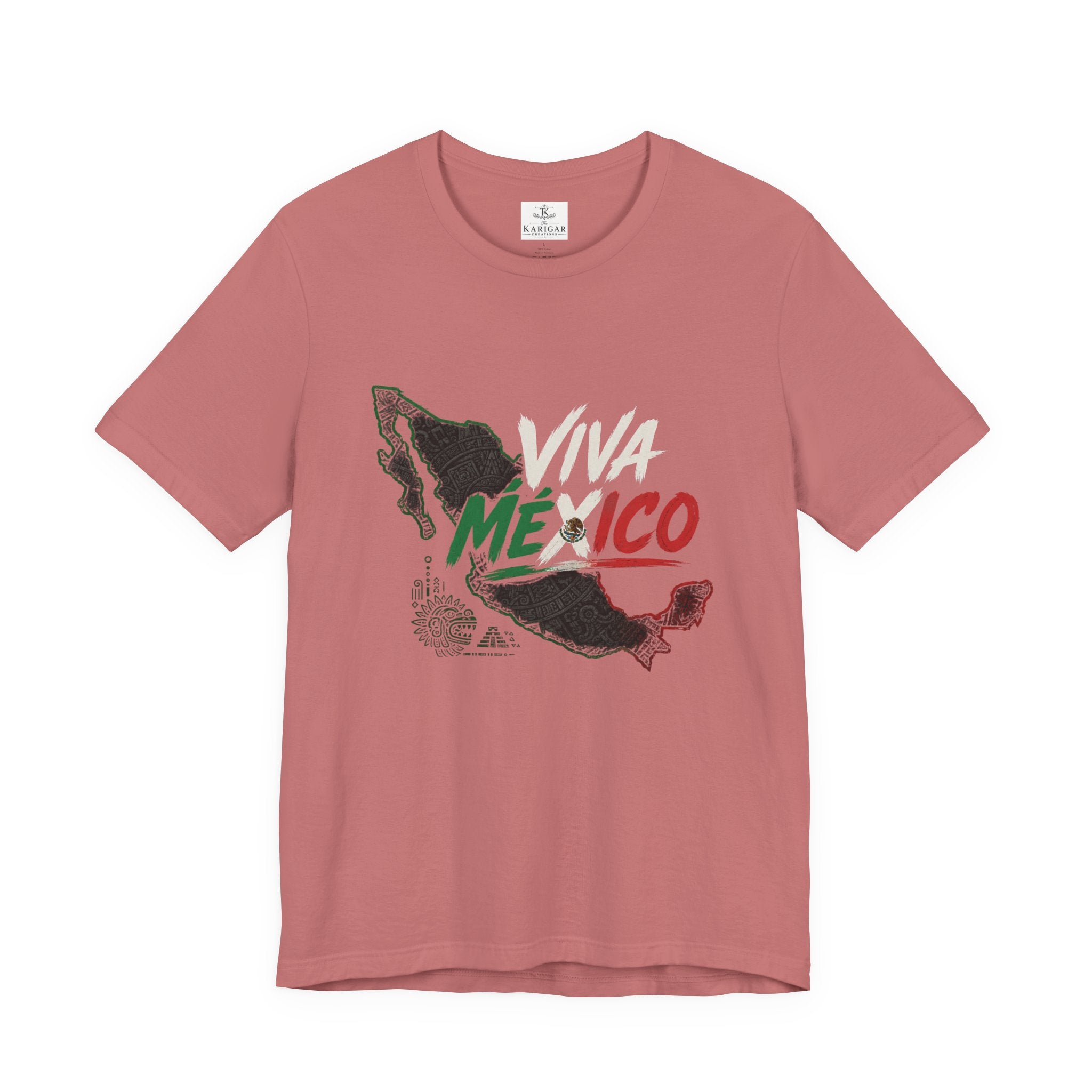 Viva Mexico T-Shirt Mexican Flag Colors Shirt Mexico Map Graphic Tee Proud Mexican Shirt Travel Souvenir Unisex Gift