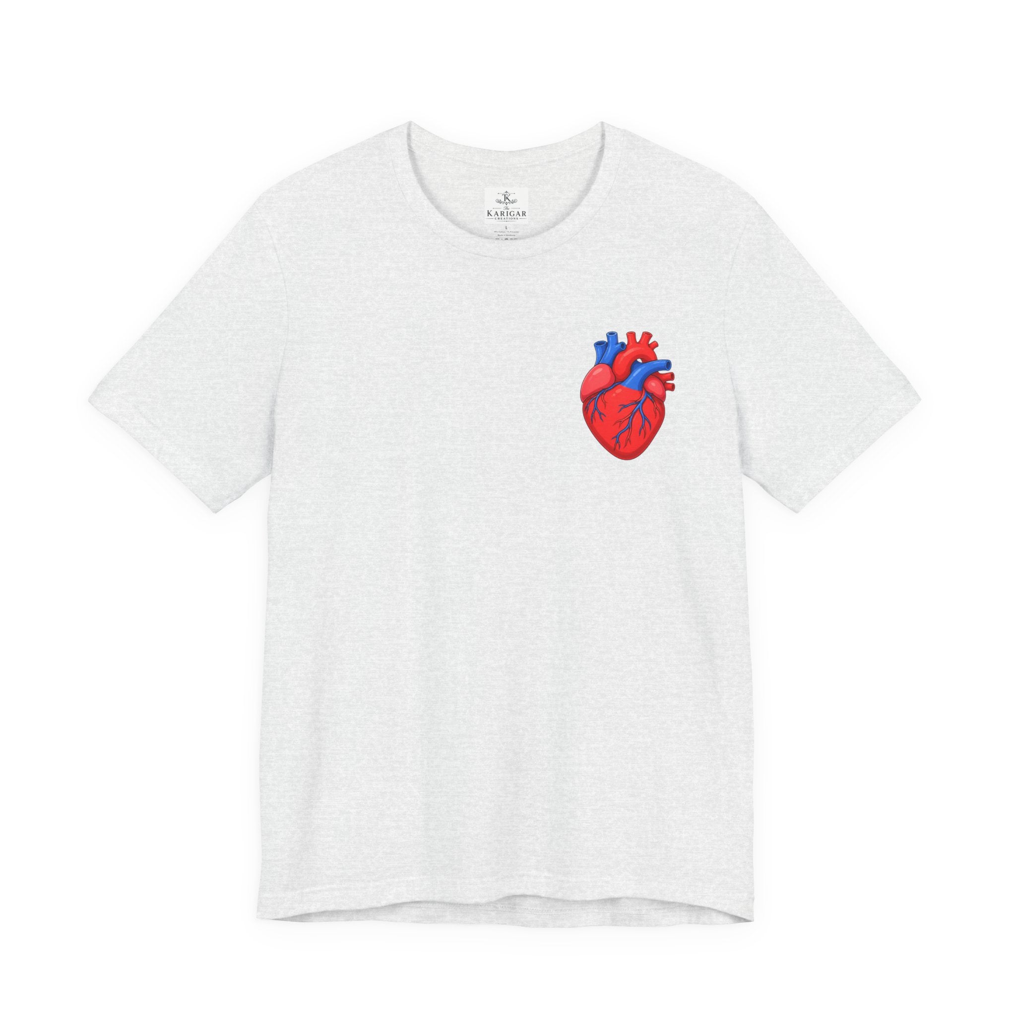 Heart Chest Pocket T Shirt